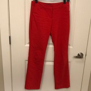 Red suit pants! Beautiful color!
